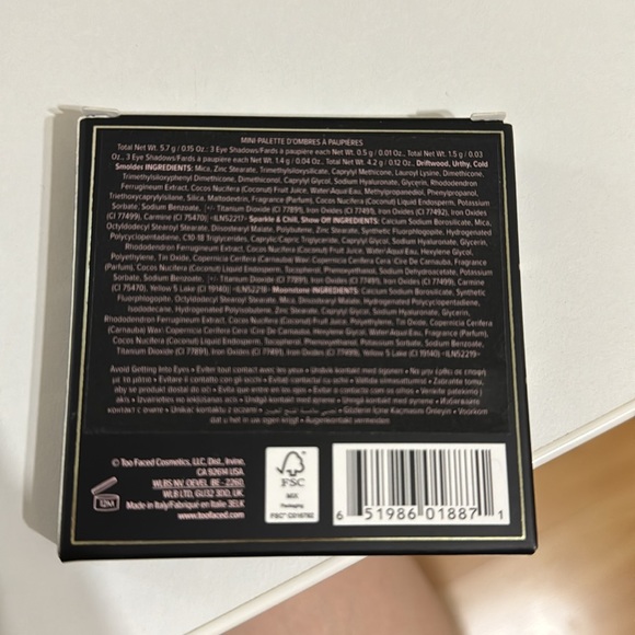 Too Faced mini eye shadow palette (new) - Picture 4 of 4